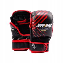 StormCloud Rękawice do MMA Lynx Sparingowe Czarno-Czerwone 7oz XL Storm Cloud