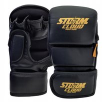 StormCloud Rękawice MMA Sparingowe 7oz Rookie Czarne/Złote XL