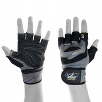 StormCloud Rękawiczki treningowe na siłownię FG-2 Czarne/Szare S