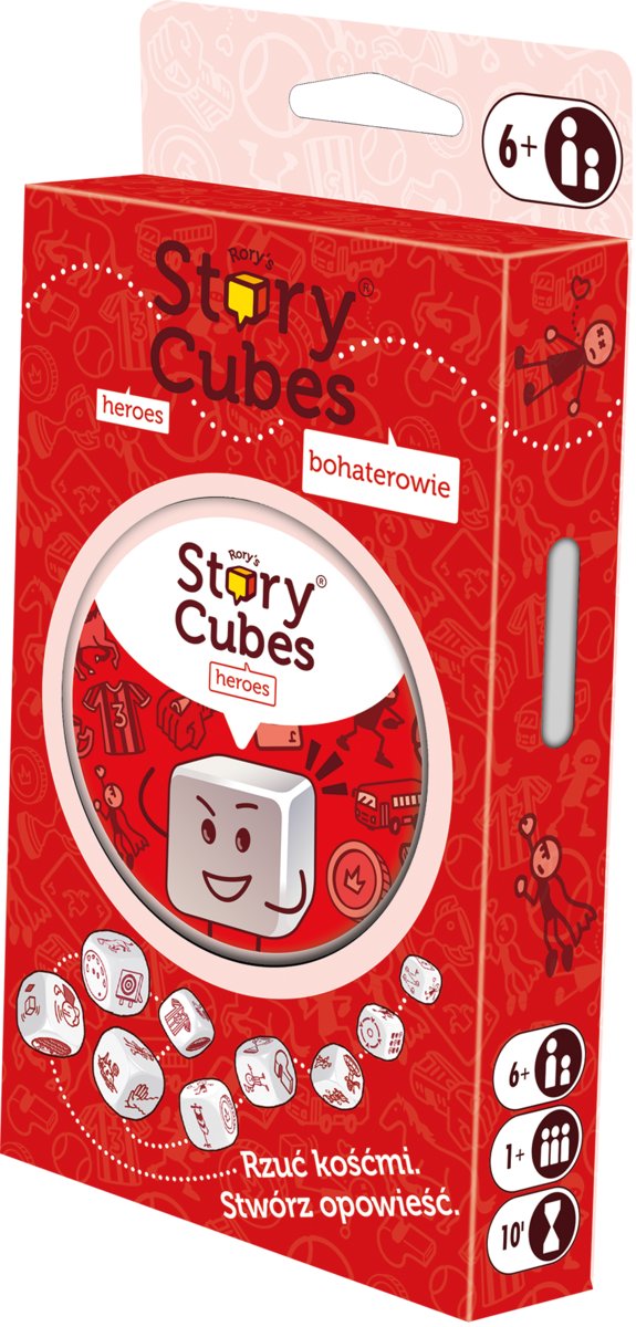 Story Cubes: Bohaterowie, gra rodzinna, Rebel