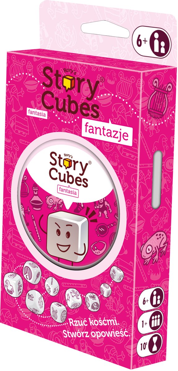 Story Cubes : Fantazje (nowa Edycja), gra rodzinna, Rebel