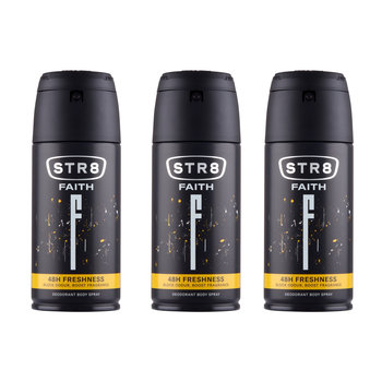 STR8 Faith Spray, Dezodorant, 3x150 ml - Str8