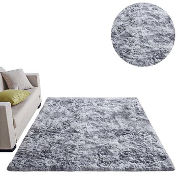 STRADO, Dywan Ombre Shaggy Strado 120x170 OmbreSilver, jasnoszary - STRADO