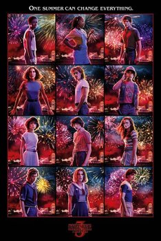 Stranger Things 3 Bohaterowie - plakat 61x91,5 cm - Pyramid Posters