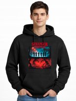 STRANGER THINGS FILM BLUZA Z KAPTUREM CIEPŁA M CZARNY JHK