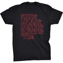 Stranger Things Koszulka Mike Lucas Dustin Eleven