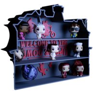 Stranger Things Upside Down Stand – ekspozytor 3D stojak do figurek