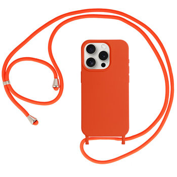Strap Silicone Case do Iphone 13 Pro wzór 1 pomarańczowy - producent niezdefiniowany