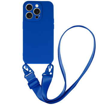 Strap Silicone Case do Iphone 14 Pro Max wzór 2 niebieski - producent niezdefiniowany