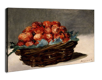 Strawberries, Edouard Manet - obraz na płótnie 90x60 cm - Galeria Plakatu
