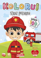 Straż pożarna. Koloruj 