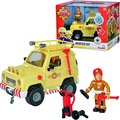 Strażak Sam Jeep ratunkowy 4x4 straży górskiej z figurką Sama - Strażak Sam