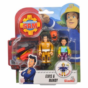 Strażak Sam, zestaw figurek Elvis i Mandy