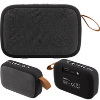 STREETZ przenośny głośnik Bluetooth, USB/TF zestaw głośnomówiący, czarny