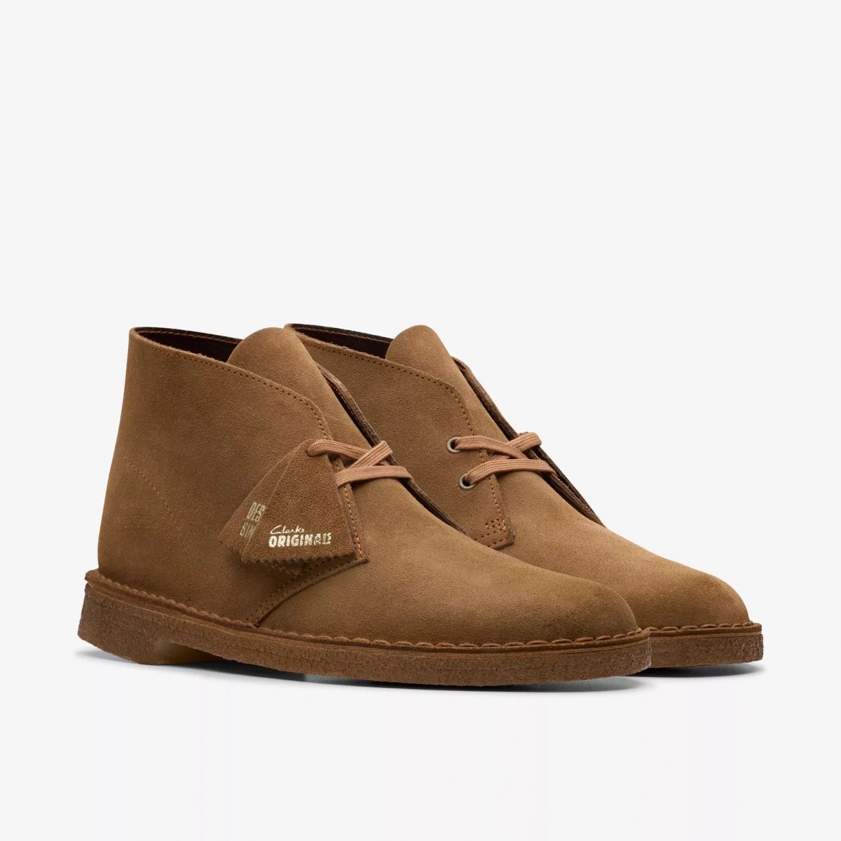 Clarks Desert Trek Suede - Stivali Bassi Uomo In Pelle Scamosciata, Colore Cola - 5