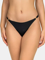 Stringi damskie czarny XL SZACHOWNICA