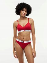 Stringi damskie majtki bawełniane Tommy Hilfiger UW0UW05616 CZERWONY - L