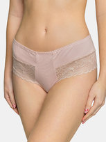 Stringi z koronką XL brzoskwiniowy