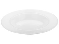 STRIPE Talerz głęboki 23,9cm biały ryflowany