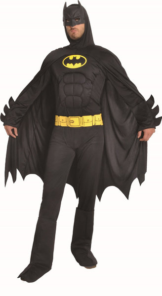 Zdjęcia - Kostium karnawałowy CIAO Strój Batman Muskuły Czarny Licencja-Xl 