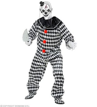 Strój dla dorosłych, cyrkowy klaun, rozmiar S - Widmann
