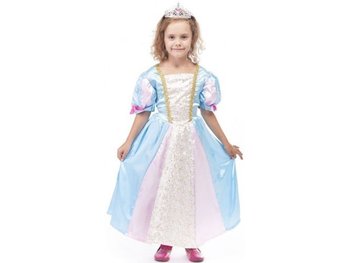 Strój dla dzieci Księżniczka Amelia, błękitno-biały, rozmiar 110-116 cm - Aster