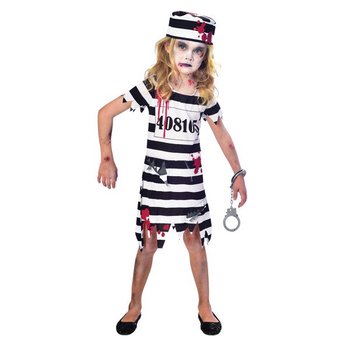 Strój dla dzieci, Mała Więźniarka Zombie, rozmiar 116 - Amscan