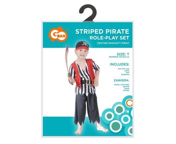 Strój dla dzieci Pasiasty Pirat rozm. 92/104cm - Inna marka