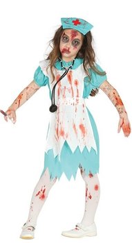 Strój dla dzieci, pielęgniarka zombie, rozmiar 116 - Guirca