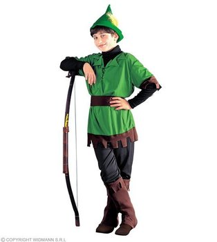 Strój dla dzieci, Robin Hood, rozmiar 116 - Widmann