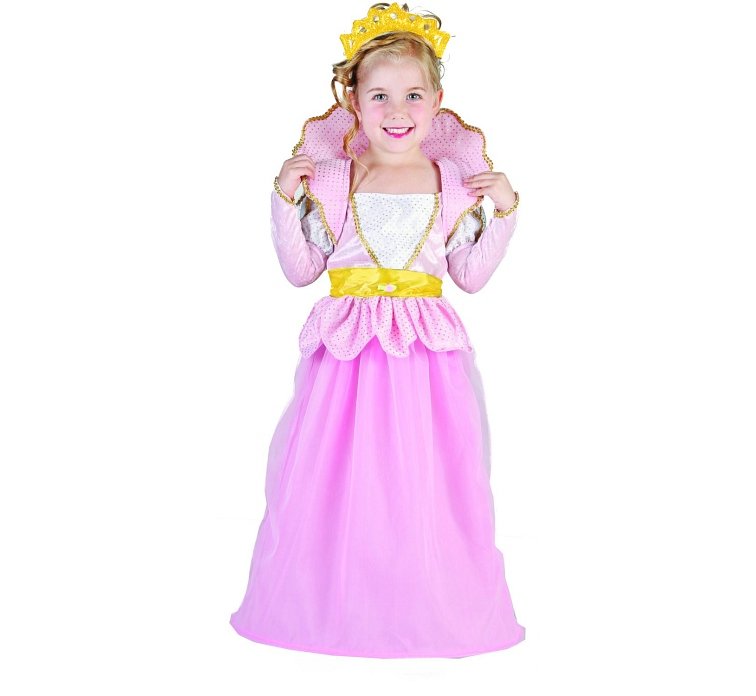 Strój dla dzieci, Różowo-złota Księżniczka, rozmiar 92/104
