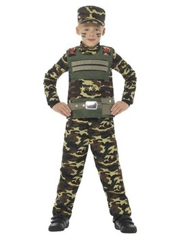 Strój dla dzieci, żołnierz, rozmiar 116 - Smiffys