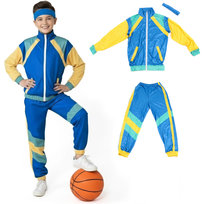 Strój Dres PRL Lata 80 90 Kostium Retro Street Nowojorski Styl 128-134