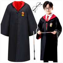 STRÓJ HARRY POTTER + OKULARY + RÓŻDŻKA ZESTAW HARREGO POTTERA