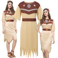Strój Indiański Indianka Przebranie Indianina Pocahontas S M 158 164