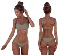 Strój Kąpielowy Bikini Brazylijskie Dwuczęściowy Kostium Top Kolory L