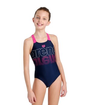 Strój Kąpielowy Dla Dzieci Arena Swimsuit V Graphic 116Cm - Arena