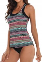 Strój kąpielowy dwuczęściowy damski plażowy tankini Laorchid Retro rozm. L Inna marka