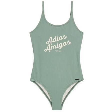 Costume Da Bagno Intero Protest Prtsantra Jr, Unisex-adulto, Con Stampa 'Adios Amigos', Tessuto Elastico E PFC-free