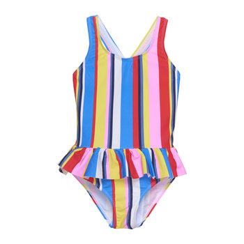 Strój kąpielowy jednoczęściowy dziecięcy Color Kids Skirt kolorowy CO7201105380 110 cm - Color Kids
