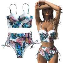 Strój Kąpielowy Wysoki Stan Seksowny Roz. M 38