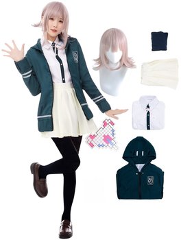 Strój Kostium Chiaki Nanami Cosplay Anime 170/176 Z Metki Xl Peruka Spinka - Hopki