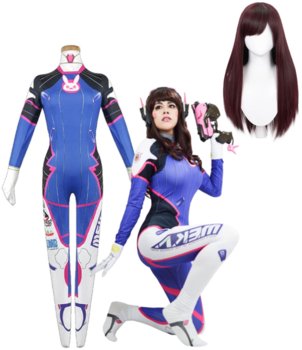 Strój  Kostium D.Va Overwatch Anime Cosplay 164/170 M - Hopki