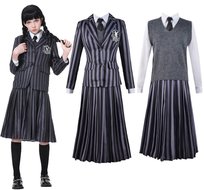 Strój Kostium Mundurek Wednesday Addams Cosplay 152/158