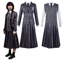 Strój Kostium Mundurek Wednesday Addams Cosplay 164/170 M