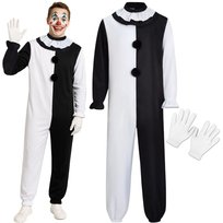 Strój Kostium Przebranie Klaun Arlekin Błazen Terrifier Na Halloween Bal 158 / 164 S