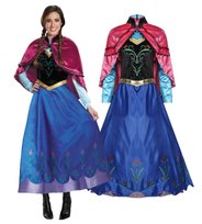 Strój Kostium Sukienka Anna Kraina Lodu Cosplay 164/170 cm M (Z Metki Xl)