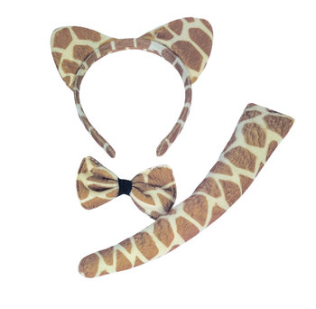 Strój kot jelonek leopard dziki zwierz opaska muszka ogon safari zoo - Polantak