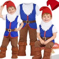 Strój Krasnala Przebranie Krasnoludek Kostium Gnom Skrzat Elf 122 128