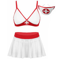 Strój Pielęgniarki Kostium Seksowna Pielęgniarka Bielizna Przebranie